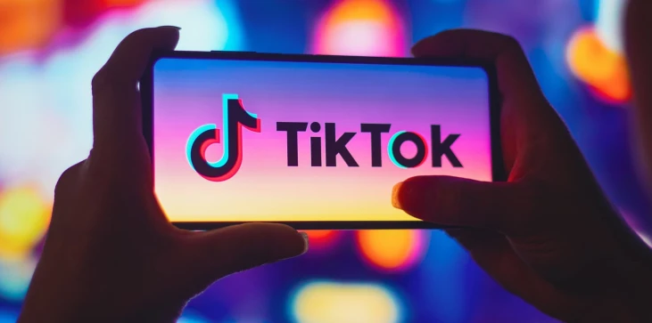 TikTok phone logo